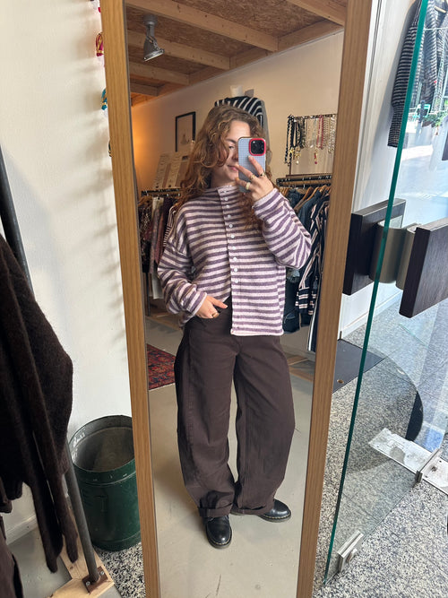 Barrel jeans Bruin