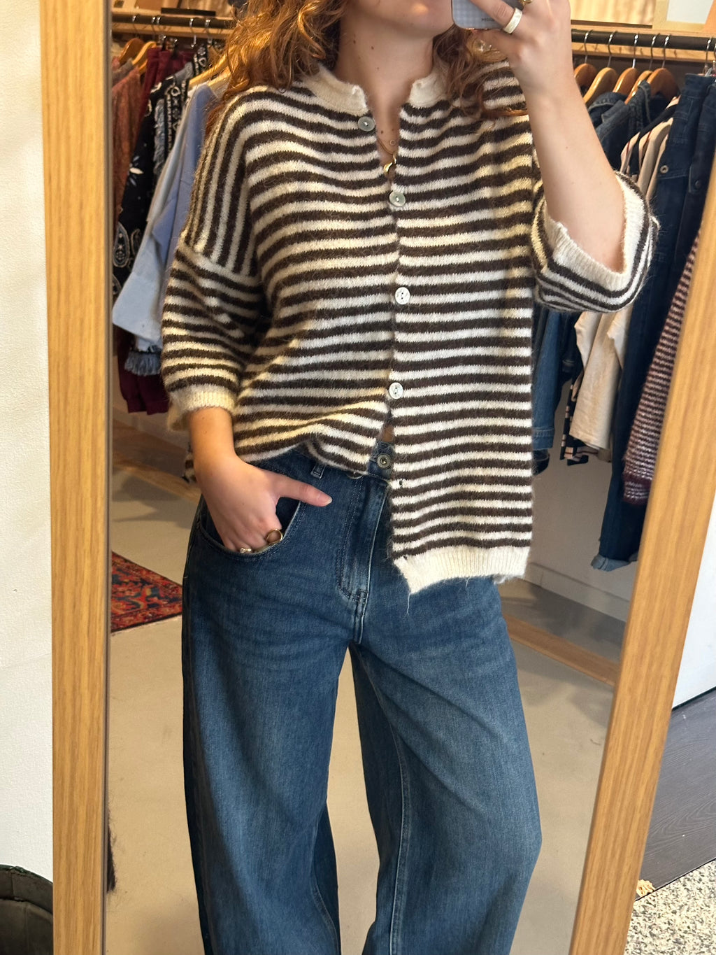 Straight barrel Jeans